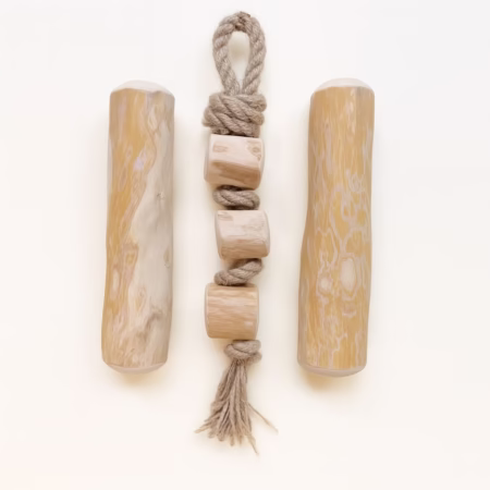 Coffee Wood Power Chew Set